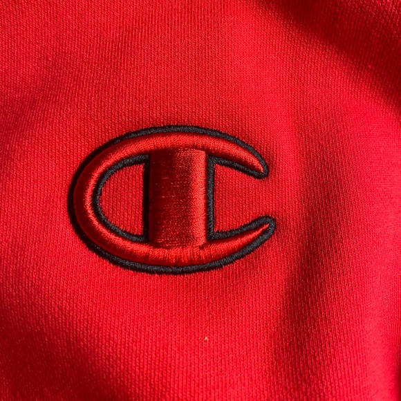 🆕 Champion Superfleece 2.0 -  Zip Up Hoodie Red - Picture 2 of 7